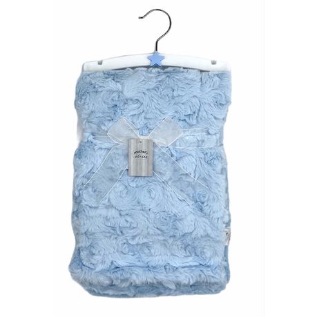 Baby Blanket Sherpa Rose - Blue Buy Online in Zimbabwe thedailysale.shop