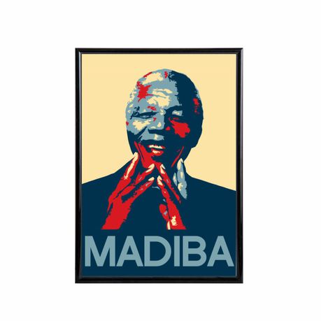 Nelson Mandela Pop Art Poster - A4 Buy Online in Zimbabwe thedailysale.shop