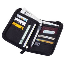 Load image into Gallery viewer, Troika Travel &amp; Car Document Case Rfid Block Personalisable Safe Trip Black
