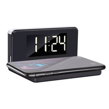 Load image into Gallery viewer, Intouch Alarm Clock Wireless Charger - Black
