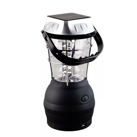 Portable Solar Camping Led Light - Black Buy Online in Zimbabwe thedailysale.shop