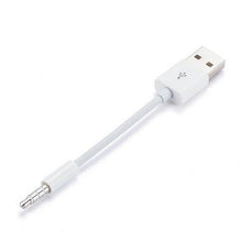 Load image into Gallery viewer, Pro Gamer 3.5mm Jack to USB Charger Audio Cable for iPod Car MP3-White
