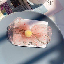 Load image into Gallery viewer, Girly &amp; Soft Bow Fabric Hair Clip - Pink
