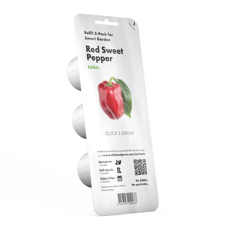 Click and Grow Red Sweet Pepper Refill for Smart Herb Garden - 3 Pack Buy Online in Zimbabwe thedailysale.shop