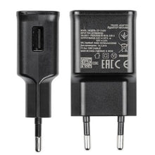 Load image into Gallery viewer, KT&amp;SA 2A Charging Home Travel Adapter for Samsung Galaxy Black Pack of 2
