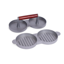 Load image into Gallery viewer, Best Double Hamburger Press - Stuffed Burger Patty Press - Non Stick Molds
