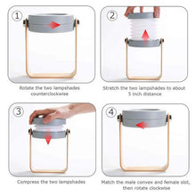 Load image into Gallery viewer, Touch Controlled Deformable LED Lantern Lamp - Battery Operated
