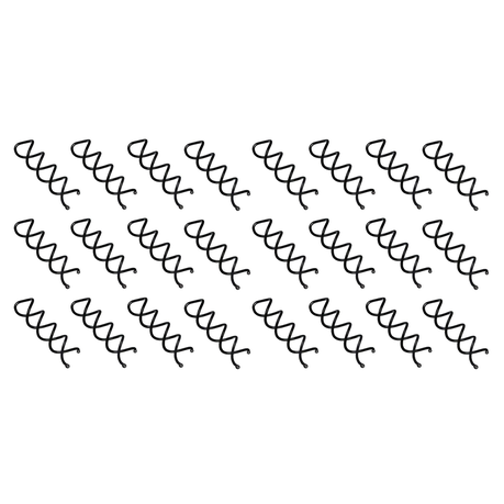 Spin Pins Non-Scratch Round Tips Twist Screw Hair Pins - 24 Pack