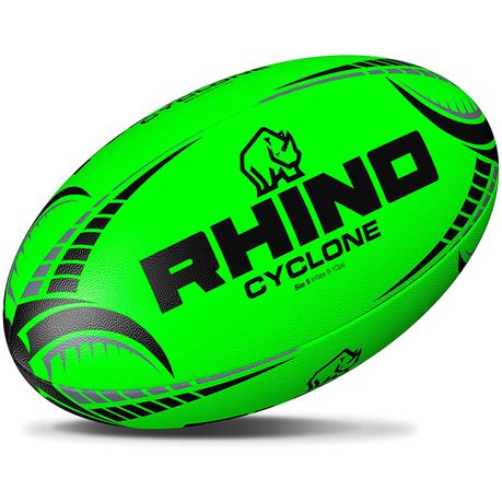 Rhino Cyclone rugby call Fluro Green - Size 5 Buy Online in Zimbabwe thedailysale.shop