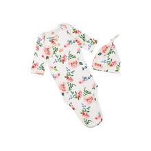 Load image into Gallery viewer, Newborn Knotted Onesie Roses
