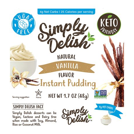 Simply Delish - Natural - Vanilla - Instant Pudding Buy Online in Zimbabwe thedailysale.shop