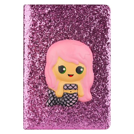 Quest Mermaid Squishy Notebook - Glitter Pink Buy Online in Zimbabwe thedailysale.shop