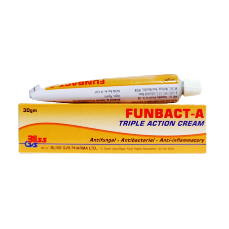 Funbact-A Triple Action Cream - 30g Buy Online in Zimbabwe thedailysale.shop