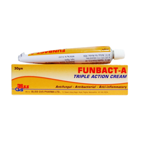 Funbact-A Triple Action Cream - 30g