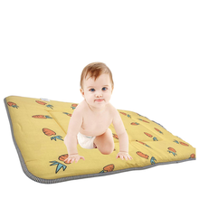 Load image into Gallery viewer, Multipurpose Baby Mattress PP-5 Carrots Yellow
