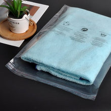 Load image into Gallery viewer, 100 Resealable HDPE Poly Bags with Warning Labels - 150*260+40mm 50mic
