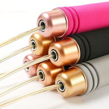 Load image into Gallery viewer, Weighted Skipping Rope - Black - Shapeshifter
