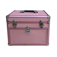 Load image into Gallery viewer, Professional Portable Aluminum Nail Storage Organizer - Pink
