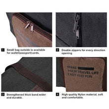 Load image into Gallery viewer, Travel Lightweight Waterproof Tote Bag - Black

