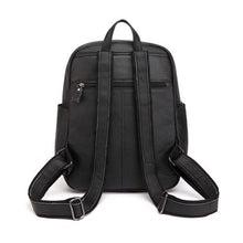 Load image into Gallery viewer, Leather Backpack Black
