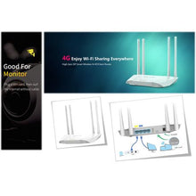 Load image into Gallery viewer, Any network 300M High Gain 4G LTE Router
