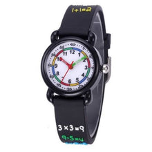 Load image into Gallery viewer, JNEW Fashion Black Waterproof Kids Quartz Watch
