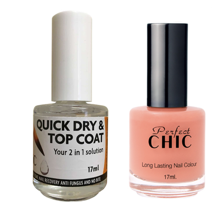 Chic Nail Polish 303 + Chic Top Coat Buy Online in Zimbabwe thedailysale.shop