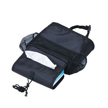 Load image into Gallery viewer, Car Seat Organizer with Cooler Bag-Black
