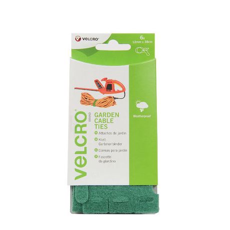 Velcro Garden Cable Manager, Ties, Back to Back Hook & Loop - Green Buy Online in Zimbabwe thedailysale.shop