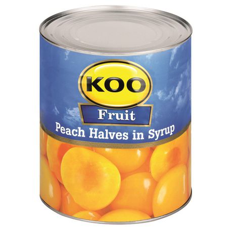 KOO - Peach Halves in Syrup 3.06kg Buy Online in Zimbabwe thedailysale.shop