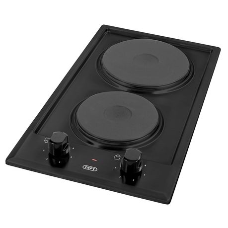 Defy - DHD 400 Domino Solid Hob - CP - Black