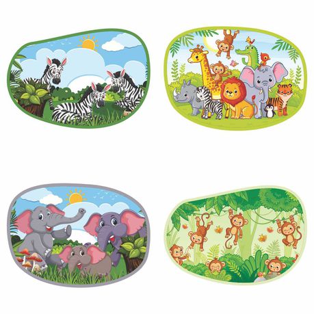 Kids Car Side Window Sun Shade Animals