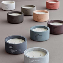 Load image into Gallery viewer, Blomus Scented Candle: Sea Salt &amp; Sage in Dark Pink Container Fraga 13cm
