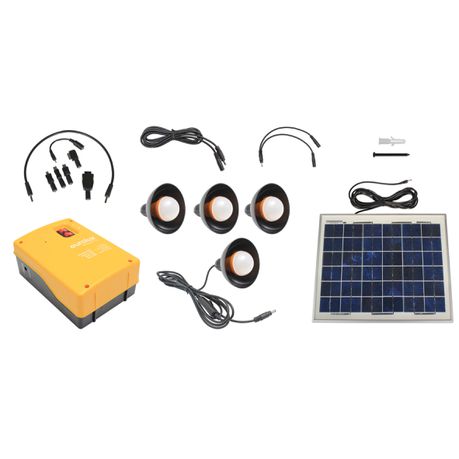 Eurolux Solar Kit 10w With 4 Bulbs Buy Online in Zimbabwe thedailysale.shop