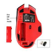 Load image into Gallery viewer, Redragon Wireless Gaming Mouse Mirage 4800DPI – Black
