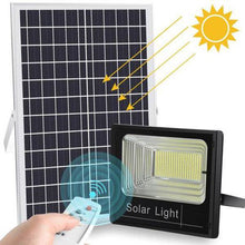 Load image into Gallery viewer, 100W Remote Control Solar Flood Light
