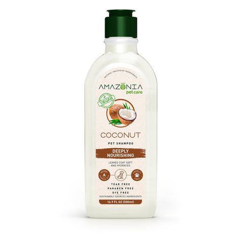 Amazonia Pet Care Deeply Nourishing Coconut Shampoo 500ml Buy Online in Zimbabwe thedailysale.shop