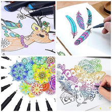 Load image into Gallery viewer, 24 Set Fineliner Pen Marker Highlighter Colouring Pen Set Arts Crafts
