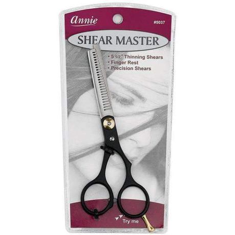 Ann05037 - Annie - Shear Master Thinning Shears 5.5 Black