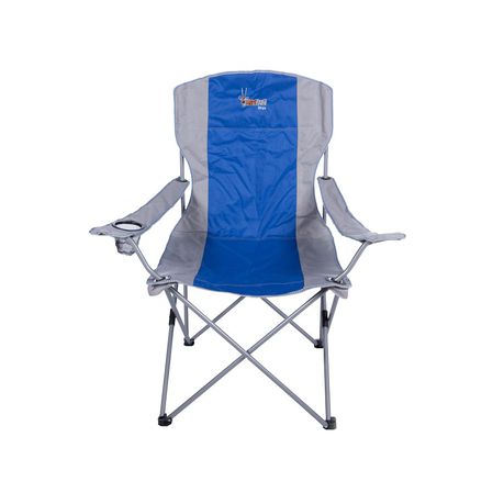 Afritrail Oryx Deluxe Folding Armchair - Blue - 120Kg