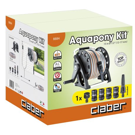 Claber Kit Aquapony Hose Reel