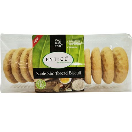 Entice Salted Sable Shortbread - Gluten Free 200g Buy Online in Zimbabwe thedailysale.shop