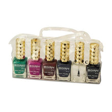 Load image into Gallery viewer, Born Beautiful - Nailpolish Assorted to Have a New Nail Colour Every Day - Pack of 6
