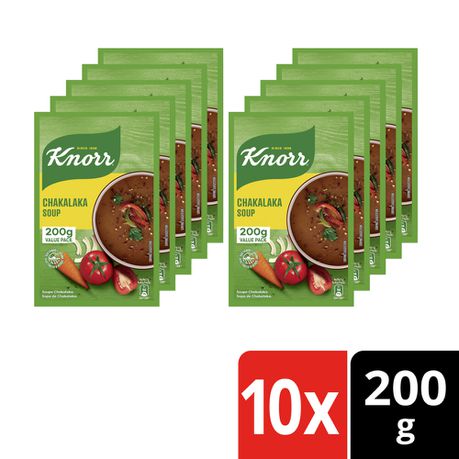 Knorr Chakalaka Soup 10x200g Buy Online in Zimbabwe thedailysale.shop