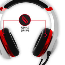 Load image into Gallery viewer, Metallic Multiformat Stereo Gaming Headset - Red
