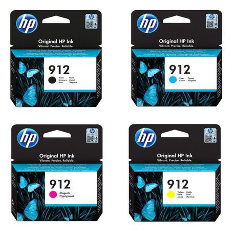 HP 4 Colour 912 CMYK Ink Cartridge Multipack Buy Online in Zimbabwe thedailysale.shop