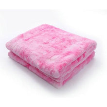 Load image into Gallery viewer, Luxury Reversible Sherpa Fleece Mink Throw Blanket – Pink L
