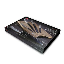 Load image into Gallery viewer, Berlinger Haus 6 Piece Knife Set with Bamboo Cutting Board Moonlight

