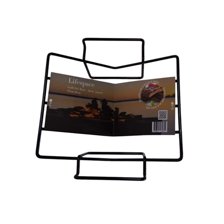 Lifespace Braai Rib Rack - Black Porcelain Enamel Buy Online in Zimbabwe thedailysale.shop