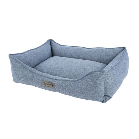 Scruffs Manhattan Box Bed (L) 75 x 60 Denim Blue Buy Online in Zimbabwe thedailysale.shop